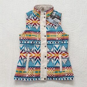 Powder River Outfitters Women's Insulated Aztec Vest Sz M